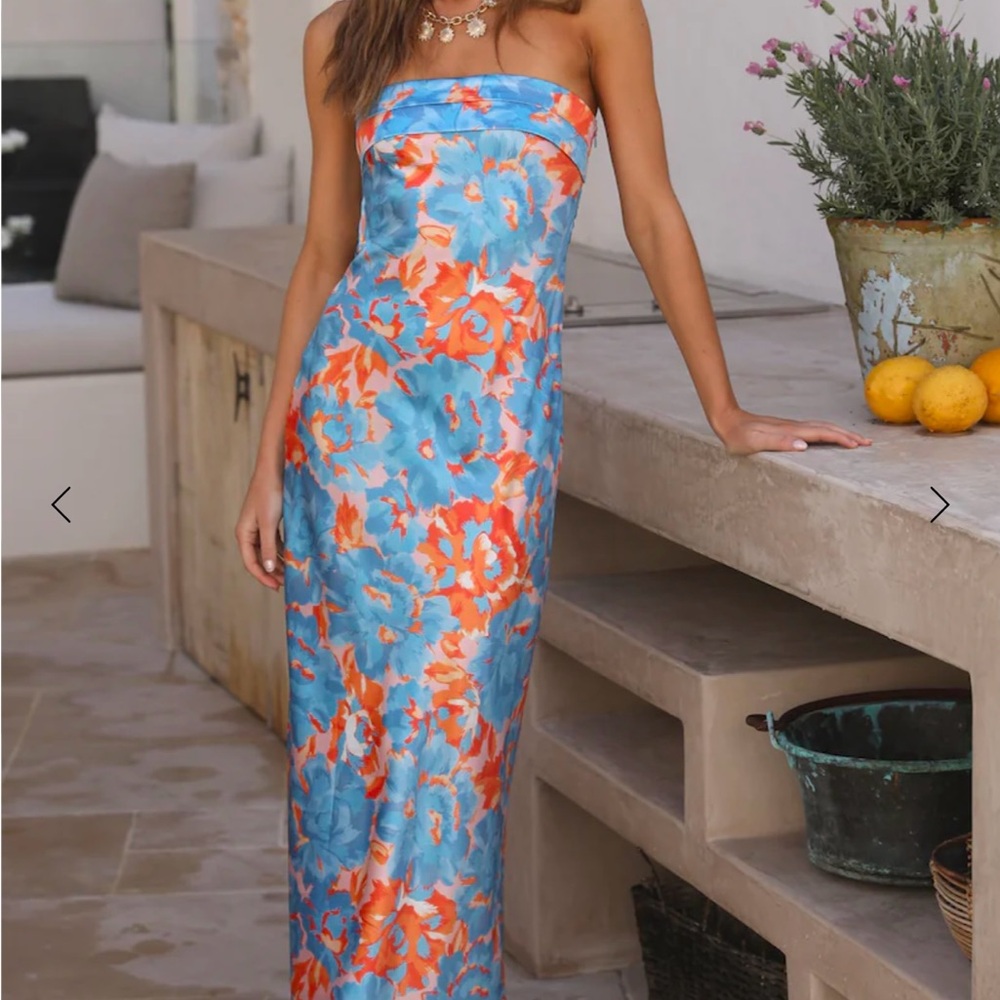 Highway to Heaven Maxi Dress Blue